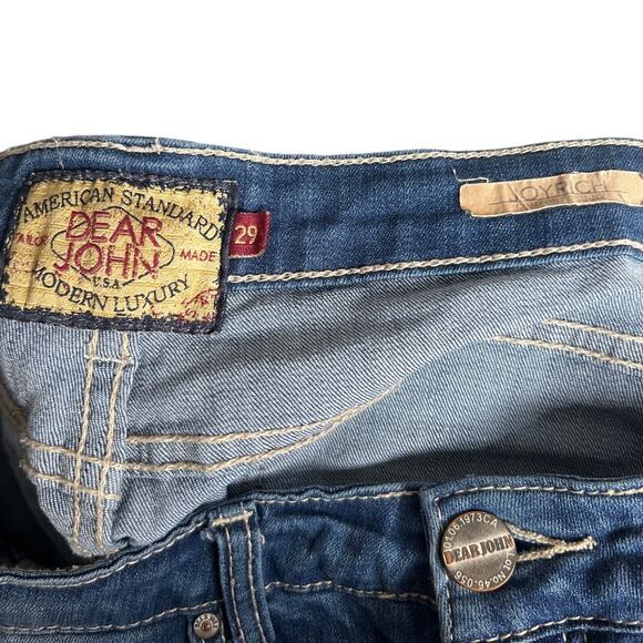 Dear John Joyrich Women Jeans Size 29 Blue Denim Comfortable Skinny - Picture 6 of 6